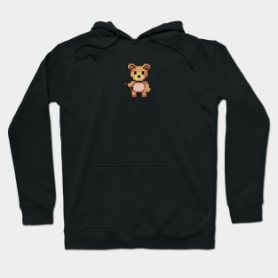 Teddy bear in pixel art Hoodie